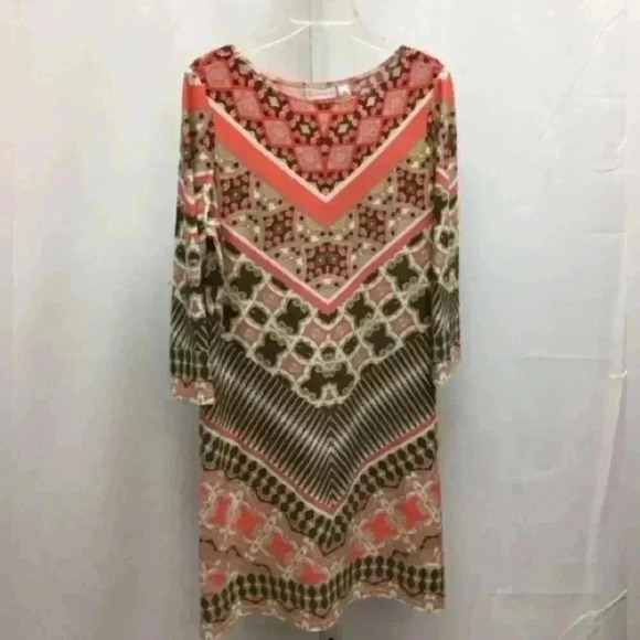 3/25 promo! Vintage London Times Shift dress size 4 - Picture 2 of 5